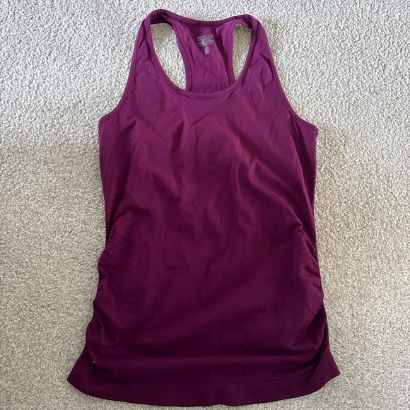 Athleta Purple/Burgundy Waist Length Tank Top, Size Small - Picture 1 of 3